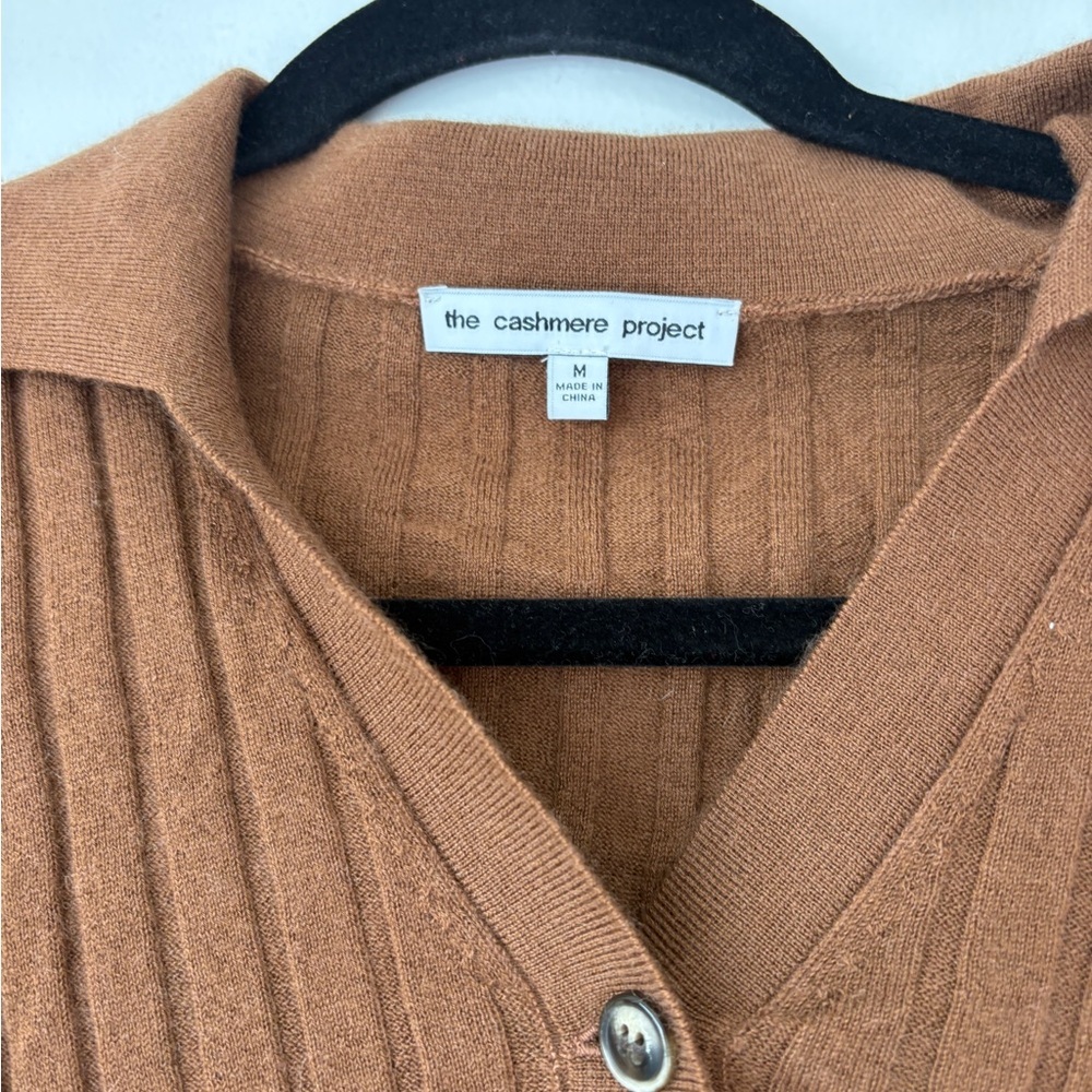 The Cashmere Project Ribbed Cardigan Tee - Picture 2 of 3